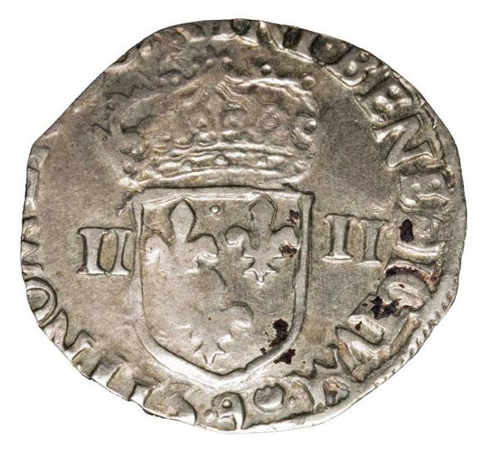 1/4 ecu 1582 Henryk Walezy Francja Rennes