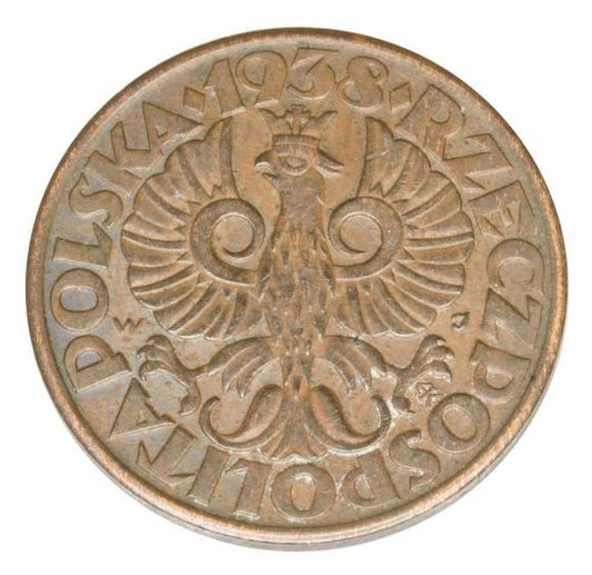 5 groszy 1938 II RP Warszawa
